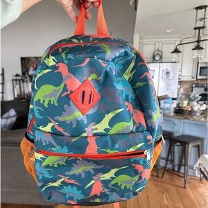 Orange/Blue/Green Dinosaur Backpack